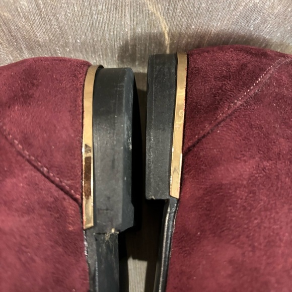 STEVE MADDEN Sz 40 Vegan Leather Slip On Pointy Toe Cap Elegant Ballet Flats - Picture 4 of 9